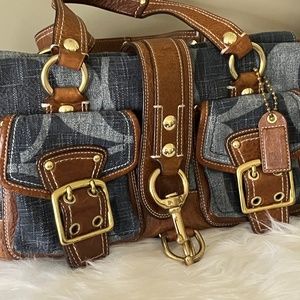 Coach Legacy Denim Bag and Wallet